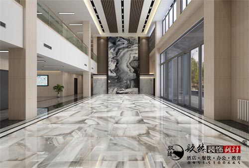 吴忠厂区办公楼装修设计方案|吴忠办公楼设计装修公司推荐