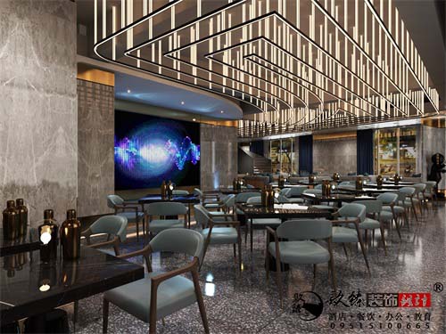 吴忠沙海路KTV餐厅设计方案鉴赏|享受美食，享受时尚生活
