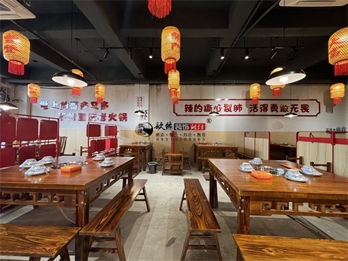 吴忠火锅店装修设计项目|镹臻设计