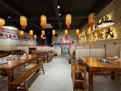 吴忠火锅店装修设计项目|镹臻设计