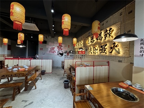 吴忠火锅店装修设计项目|镹臻设计