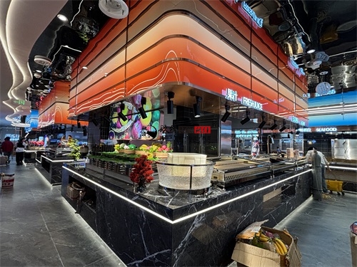 吴忠自助餐厅装修设计项目|镹臻设计