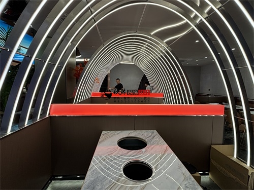 吴忠自助餐厅装修设计项目|镹臻设计