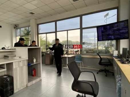 吴忠工装公司|吴忠厂区办公室改造设计现场量尺